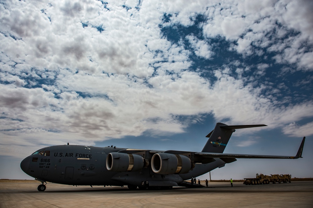 816th EAS Moves Cargo through undisclosed locations in Iraq and Syria