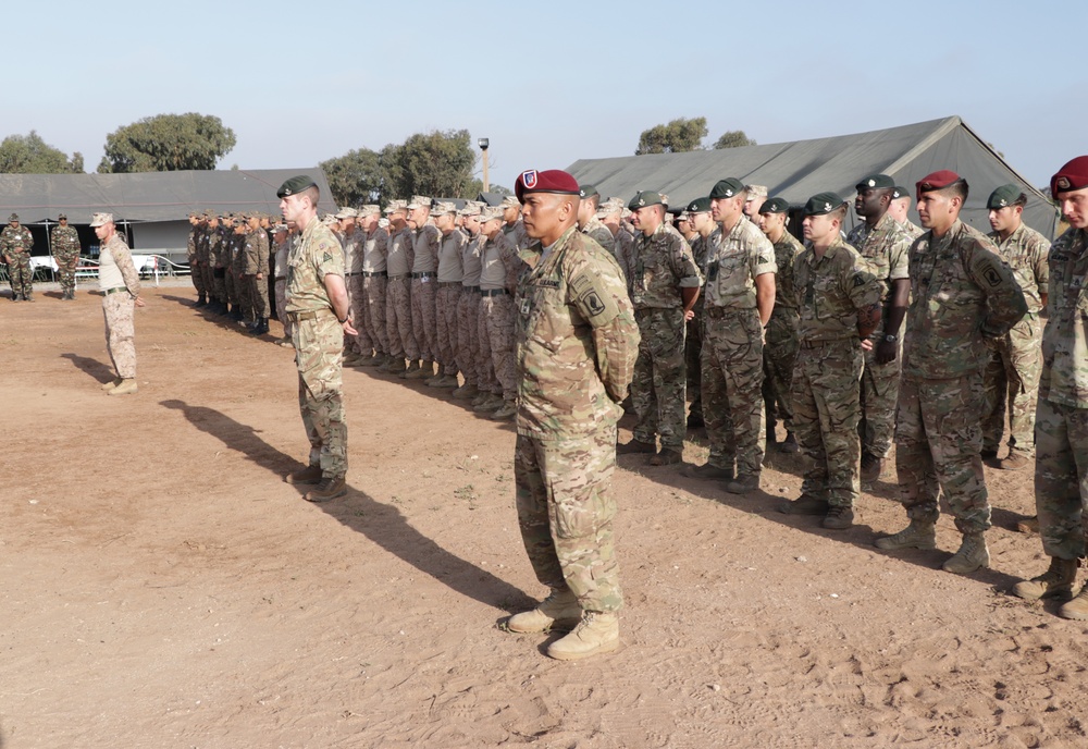 Opening Ceremony: Exercise African Lion 18