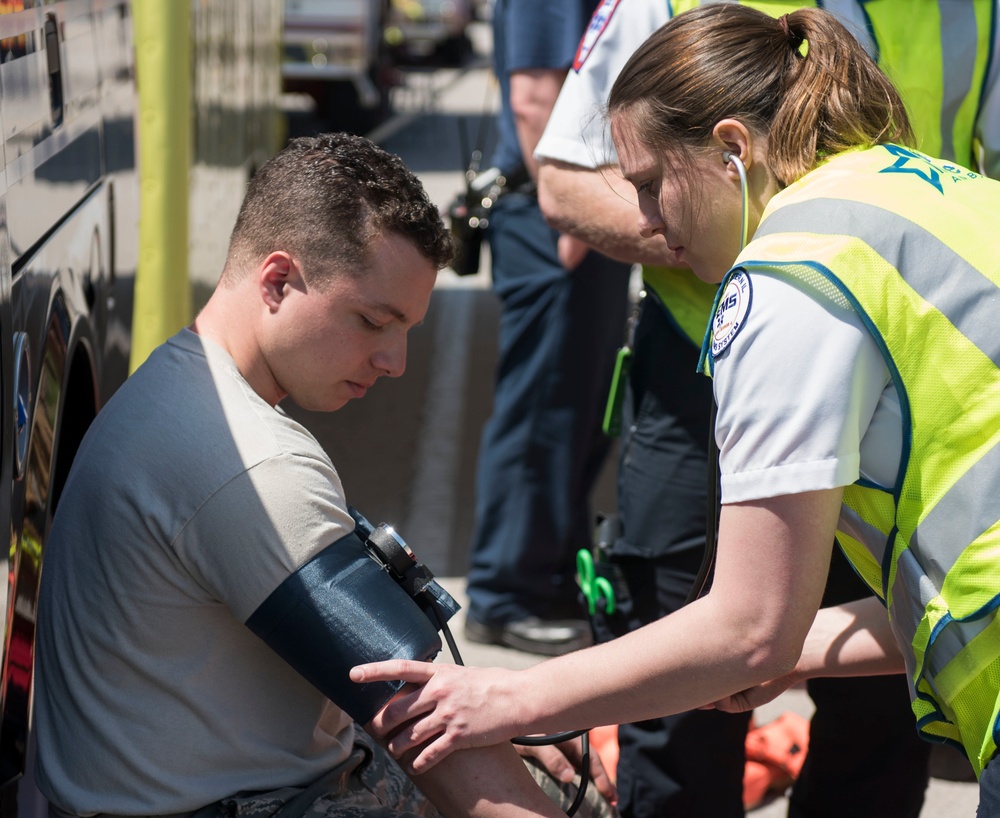 375th AMW Train Derailment Exercise