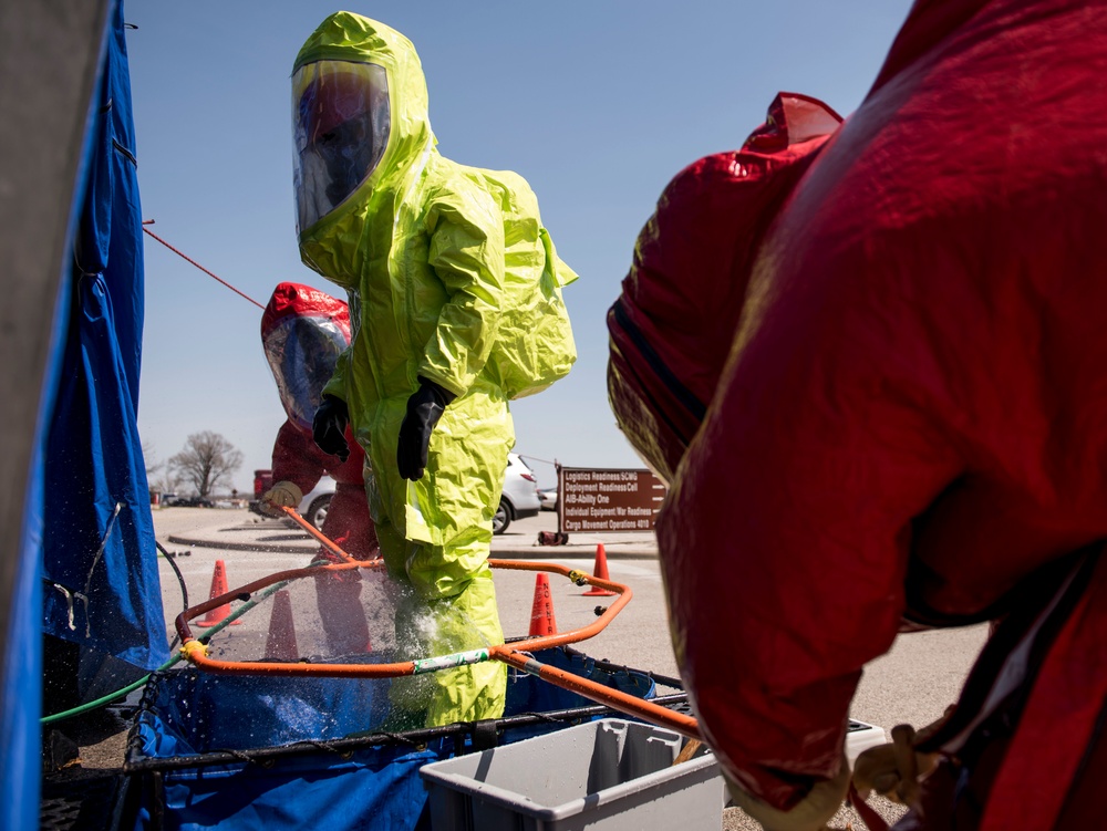 375th AMW Train Derailment Exercise