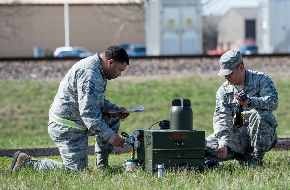 375th AMW Train Derailment Exercise