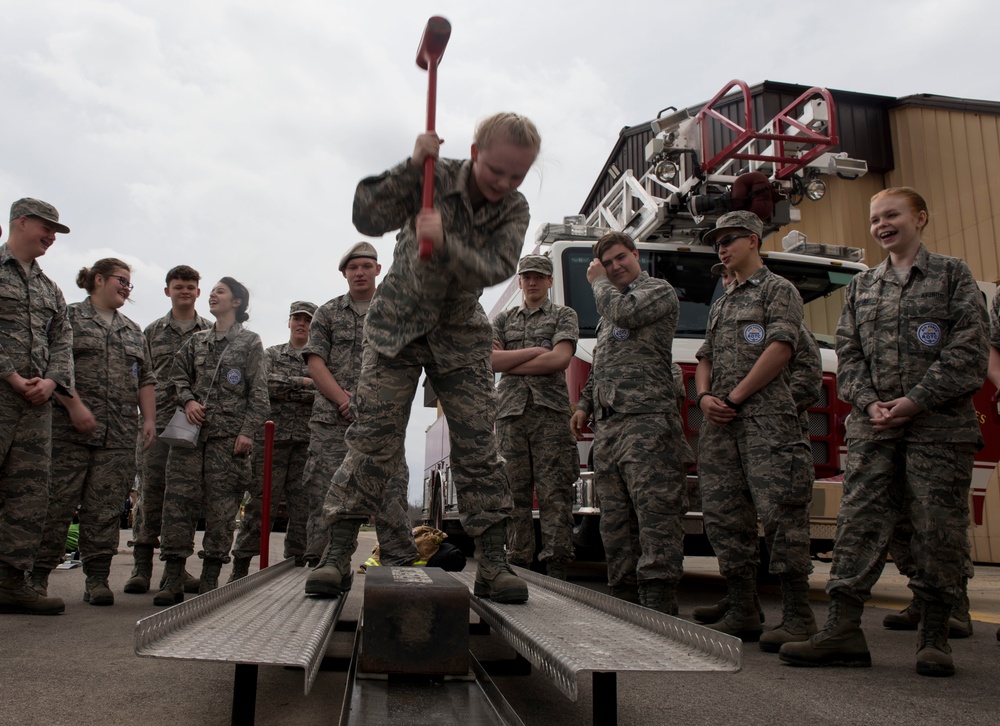 JROTC cadets visit Scott