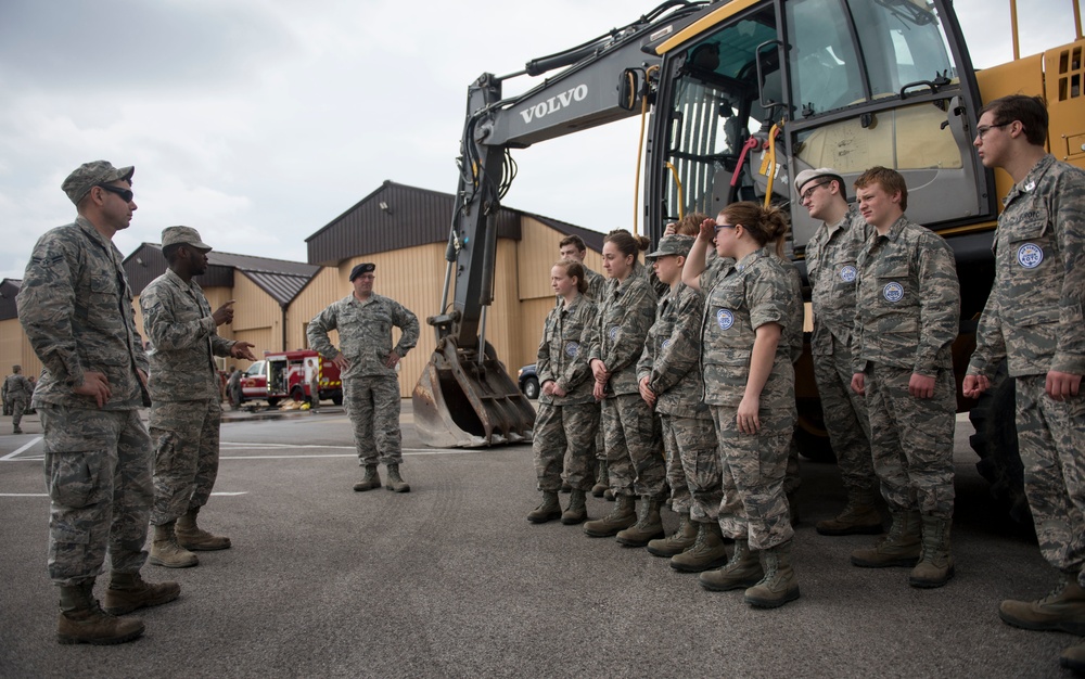 JROTC cadets visit Scott