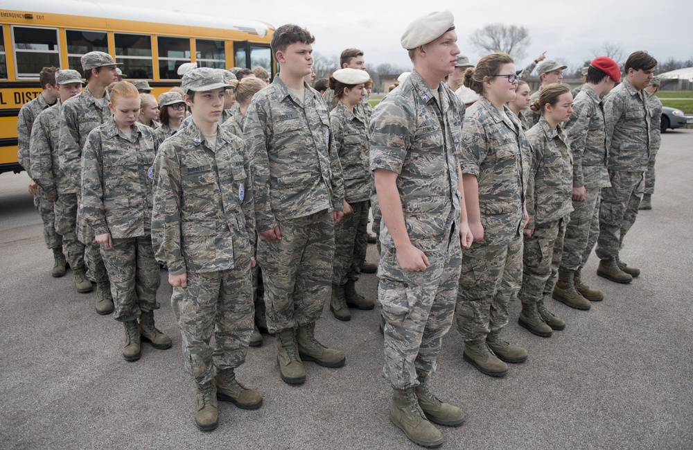 JROTC cadets visit Scott