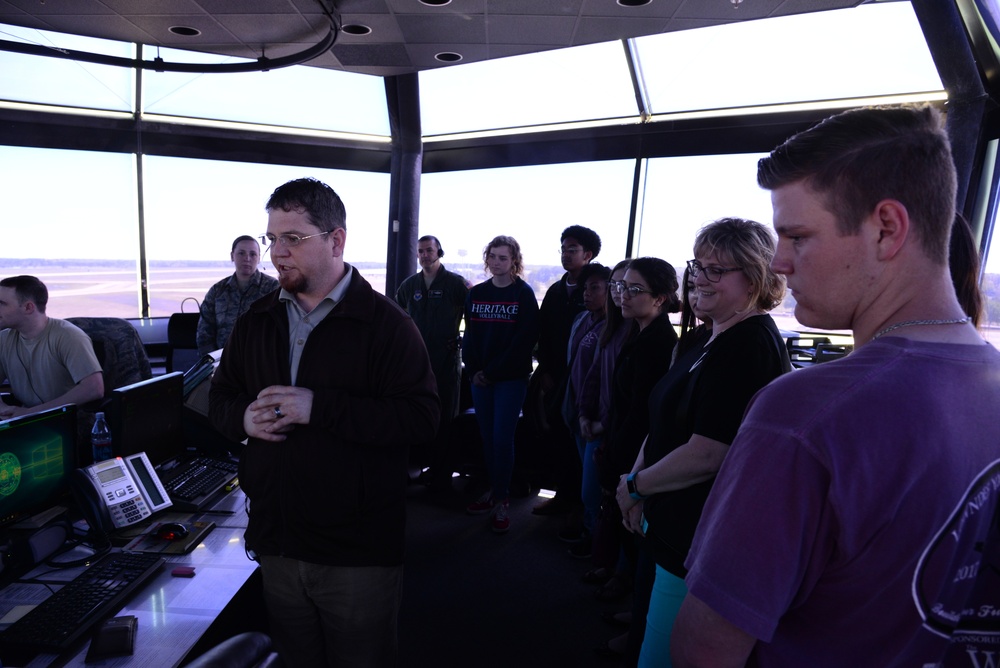 Lowndes Young Leaders visit Columbus AFB