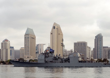 John C. Stennis Carrier Strike Group Cruiser-Destroyer Warships Underway for Surface Warfare Advanced Tactical Training (SWATT)
