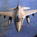 F-16 Fighting Falcon mid-air refueling