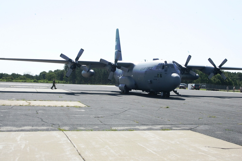 2015 military training at Sparta-Fort McCoy Airport