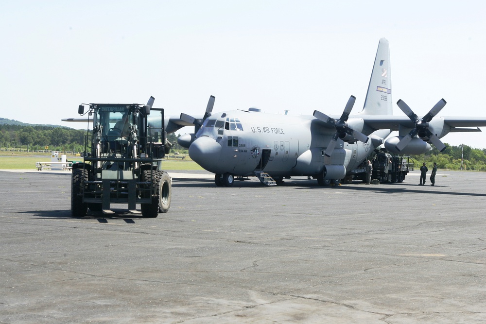 2015 military training at Sparta-Fort McCoy Airport