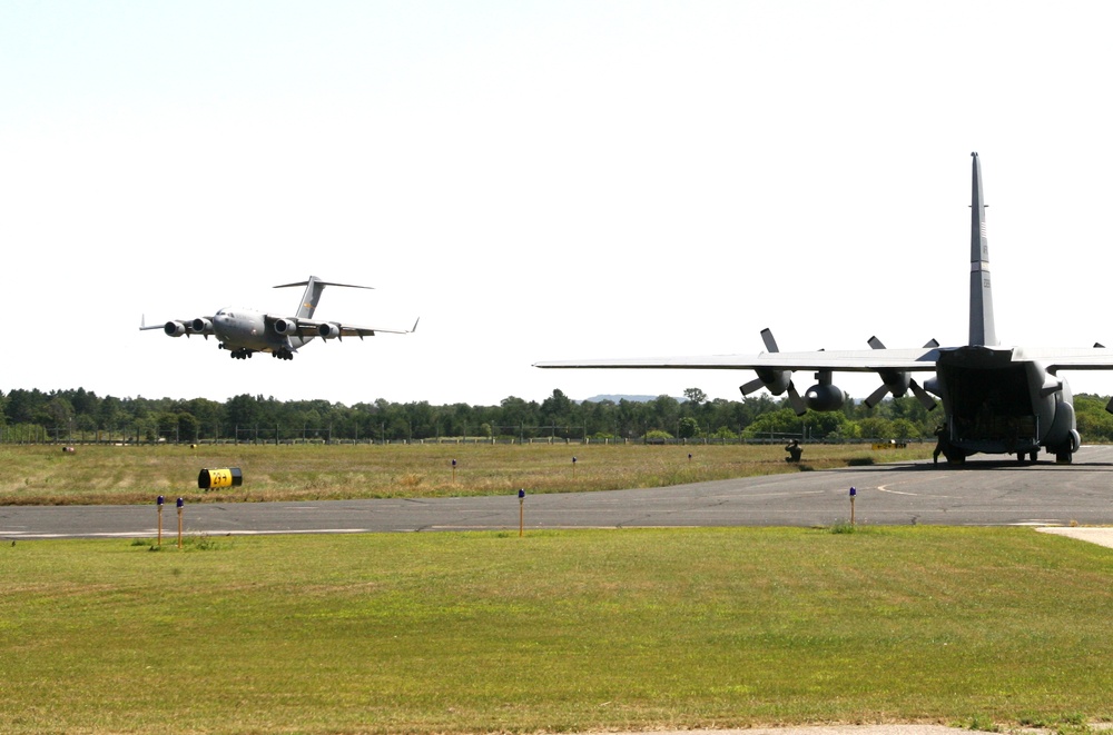 2015 military training at Sparta-Fort McCoy Airport