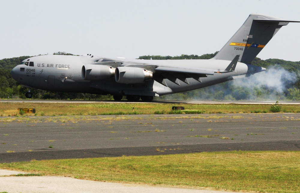 2015 military training at Sparta-Fort McCoy Airport