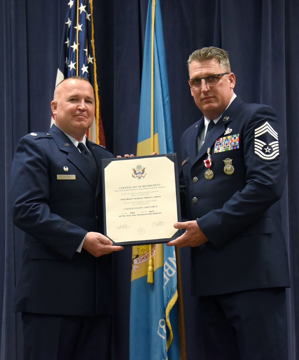 166th Security Forces Chief Retires