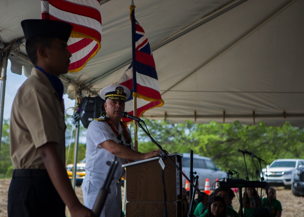 West Loch Solar Project Ground Breaking Ceremony at Joint Base Pearl Harbor-Hickam West Loch Annex