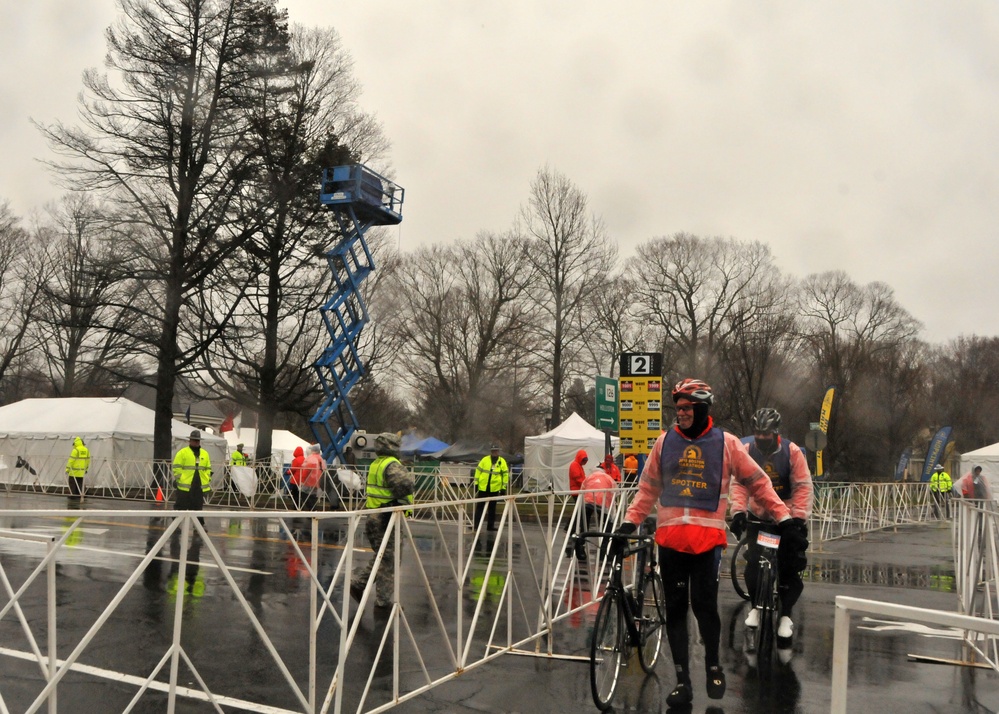 Massachusetts Air and Army National Guardsmen Support 2018 Boston Marathon
