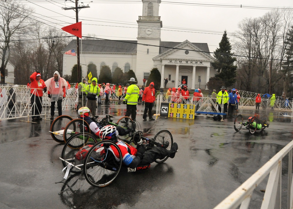 Massachusetts Air and Army National Guardsmen Support 2018 Boston Marathon