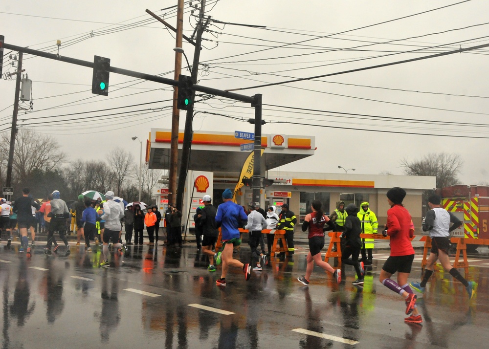 Massachusetts Air and Army National Guardsmen Support 2018 Boston Marathon