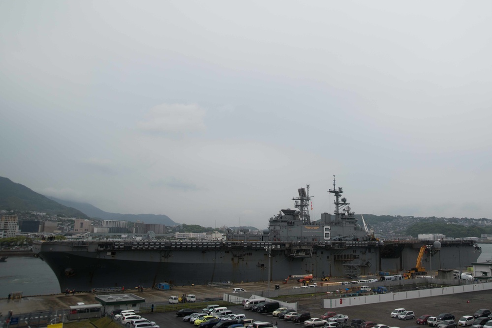 USS Bonhomme Richard's Last Time in Sasebo
