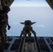 Pararescue Airmen practice military free fall