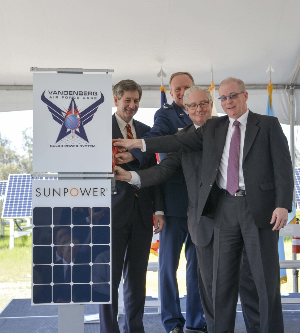 Vandenberg flips switch on solar array