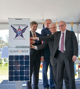 Vandenberg flips switch on solar array