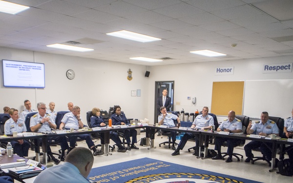 Capt. Own Gibbons talks to Board of Advisors