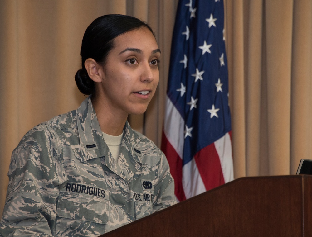 Maj Gen Bradley Spacy Visits Travis AFB