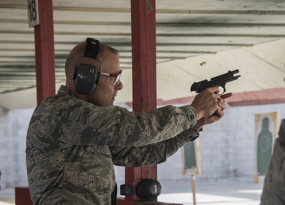 Maj Gen Bradley Spacy Visits Travis AFB