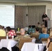 Wes Miller speaks to G-8 personnel