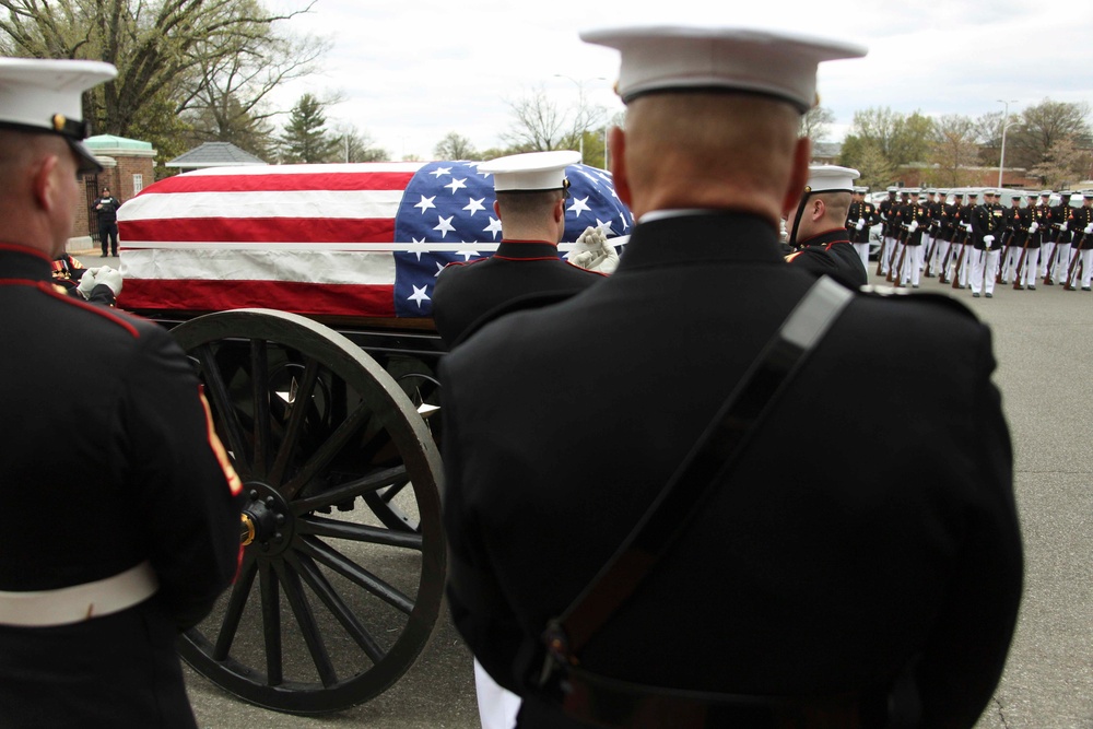 CMC Attends Col. Wesley Lee Fox's Funeral