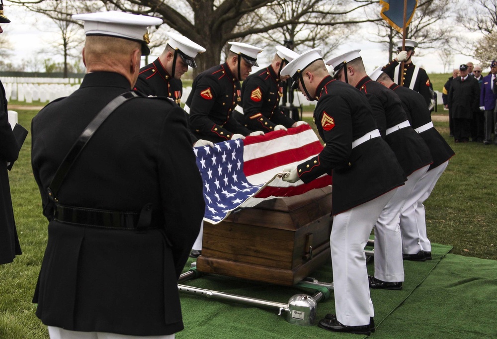 CMC Attends Col. Wesley Lee Fox's Funeral