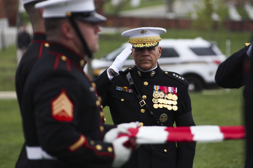 CMC Attends Col. Wesley Lee Fox's Funeral