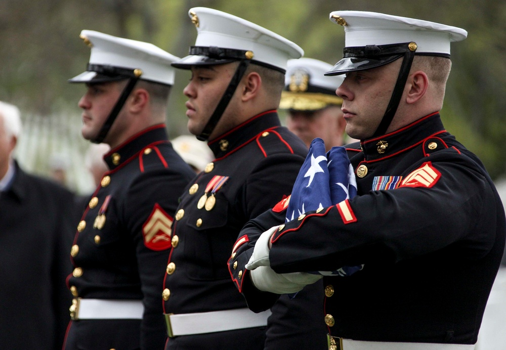 CMC Attends Col. Wesley Lee Fox's Funeral