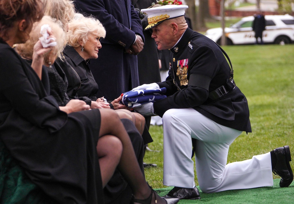 CMC Attends Col. Wesley Lee Fox's Funeral