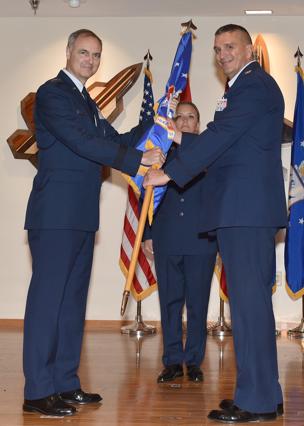 601st Air Operations Center Change of Command