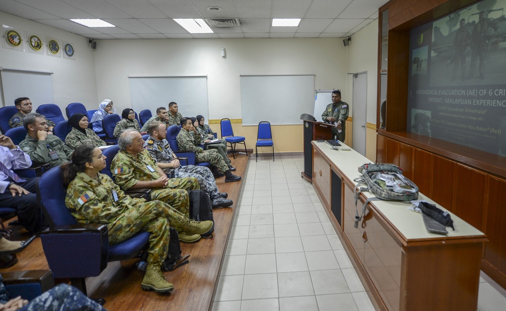 Humanitarian Assistance Disaster Response Subject Matter Exchange conducted at Subang Air Force Base.