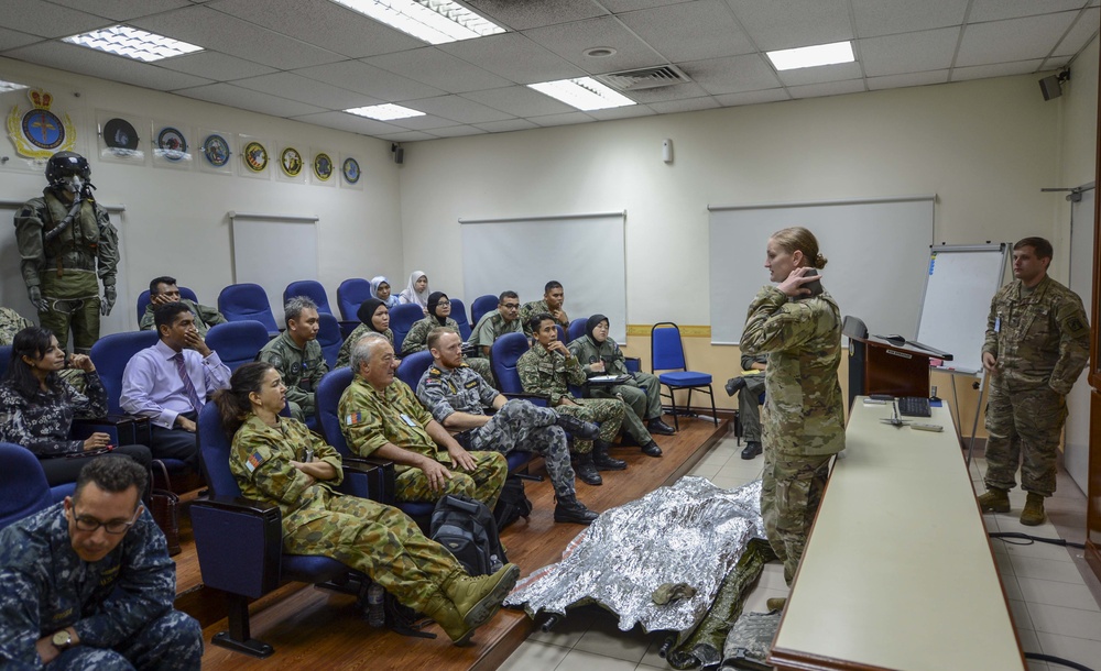 Humanitarian Assistance Disaster Response Subject Matter Exchange conducted at Subang Air Force Base.