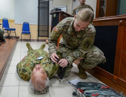 Humanitarian Assistance Disaster Response Subject Matter Exchange conducted at Subang Air Force Base.
