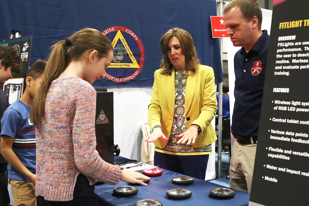 Marine Corps engineers spark interest in STEM during annual festival