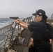 Forrest Sherman is underway for a scheduled deployment as part of the Harry S. Truman Carrier Strike Group. With USS Harry S. Truman (CVN 75) as the flagship, deploying strike group assets include staffs, ships, and aircraft o Carrier Strike Group EIGHT..
