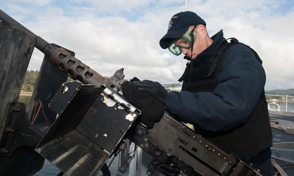 USS Pearl Harbor Departs Victoria, British Columbia