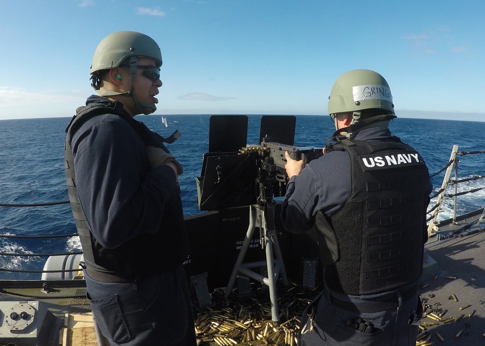 Forrest Sherman is underway for a scheduled deployment as part of the Harry S. Truman Carrier Strike Group. With USS Harry S. Truman (CVN 75) as the flagship, deploying strike group assets include staffs, ships, and aircraft o Carrier Strike Group EIGHT..
