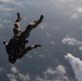 Pararescue Airmen practice military free fall