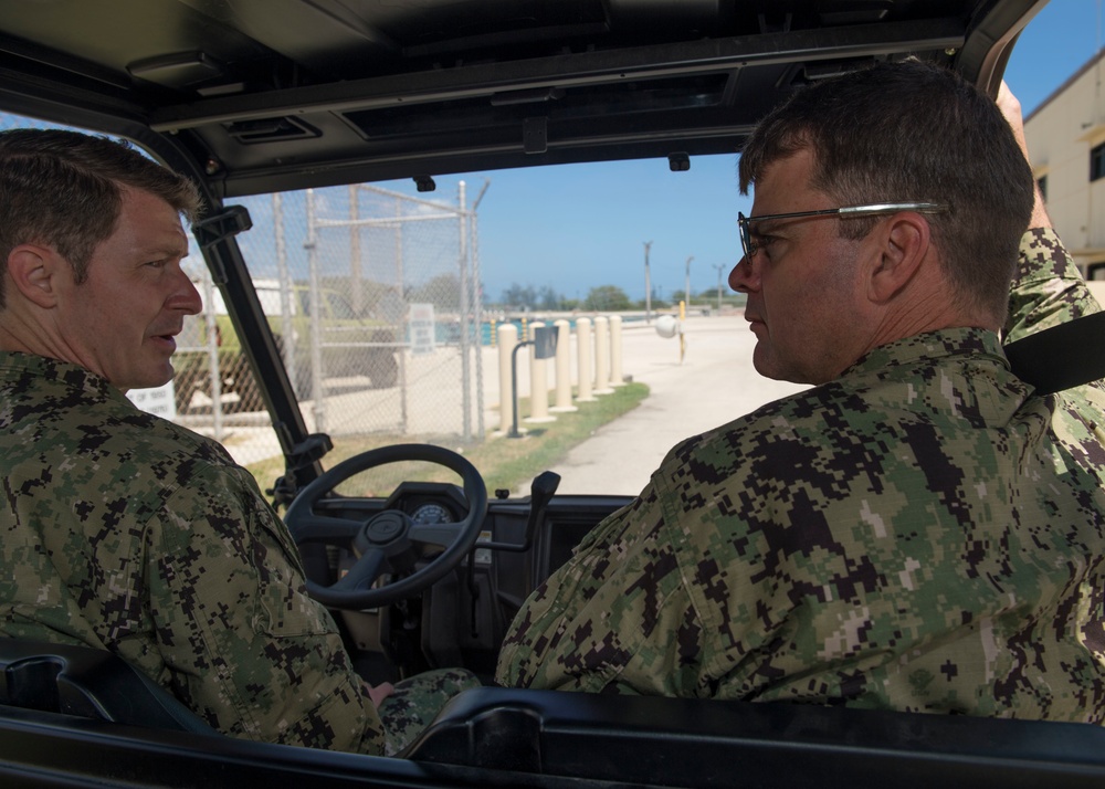 deputy commander, Navy Expeditionary Combat Command, visits Naval Base Guam