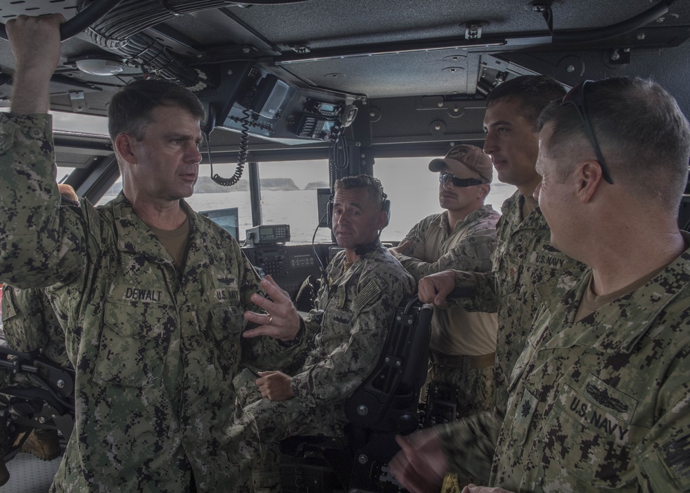 deputy commander, Navy Expeditionary Combat Command, visits Naval Base Guam