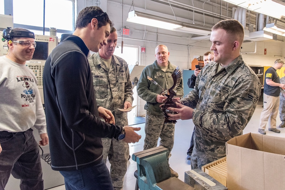 Joey Logano makes a fast lap around Dover AFB