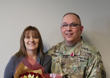 Michigan Army National Guard Soldier from Durand Retires