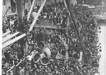 NY National Guard Soldiers survived submarines, crowded ships when they sailed for France in 1918