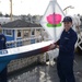 CGC Steadfast presented with mini-boat from middle schoolers
