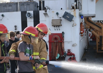 CGC Steadfast toured by middle schoolers