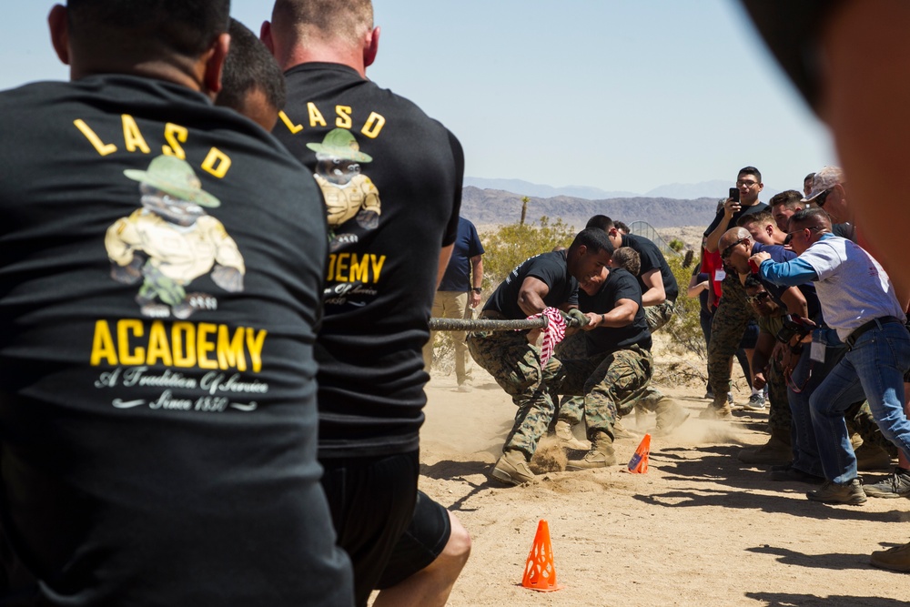 Marines, sheriffs, LAPD compete for glory in Tug-of-War